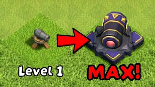 From LEVEL 1 TO MAX in 4 Minutes | Clash of Clans All Defense Towers Upgrades in Every Level