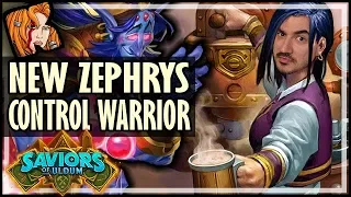 How To Use ZEPHRYS In NON-HIGHLANDER - NEW Control Warrior?! - Saviors of Uldum Hearthstone