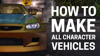 NFS Underground - How To Make All Character Cars