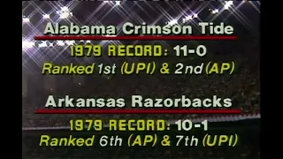 1980 Sugar Bowl #2 Alabama vs #6 Arkansas No Huddle