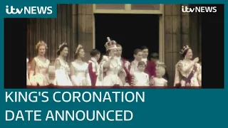 Buckingham Palace announce King Charles III coronation date | ITV News