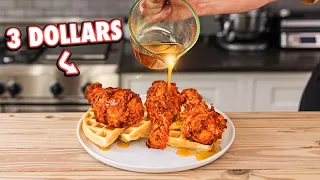 $3 Fried Chicken And Waffles | But Cheaper