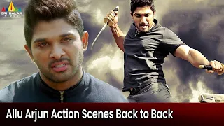 Allu Arjun Action Scenes Back to Back | Iddarammayilatho | Telugu Movie Scenes | Puri Jagannadh