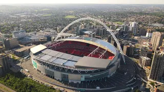 Wembley Stadium drone Dji Mavic air 2