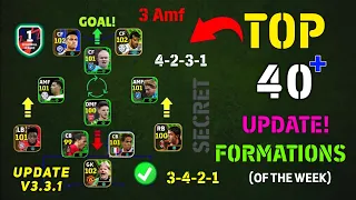 Top 40 Best Unique Formations In eFootball 2024 Mobile | New Best Formation Of The Week efootball