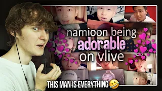 THIS MAN IS EVERYTHING! (namjoon being adorable on vlive | Reaction/Review)