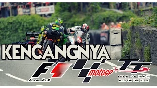 KENCANGNYA F1, MOTOGP & TT ISLE OF MAN | KECEPATAN ASLI BALAPAN