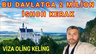 Bu Davlat ishchilar kerakligini ochiqladi va 2 milion ishci kerak / Ишчилар кераклигани очиқлади