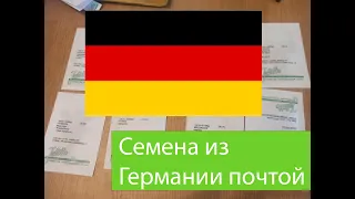 Семена из Германии почтой, мой опыт.