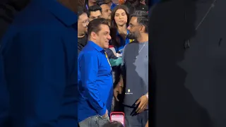 Sunil Shetty With Salman Khan At CCL Pavilion #shorts #viral #trending