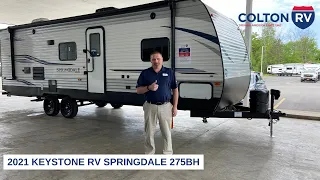 2021 Keystone RV Springdale 275BH Travel Trailer Walkthrough Video