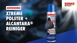 Anwendung SONAX XTREME Polster + Alcantara® Reiniger