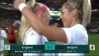 England 6-1 Belgium Women's Arnold Clark Cup 22/02/2023