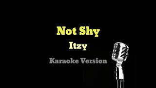 Itzy - Not shy (Easy lyrics) I Karaoke [Cover instrumental]