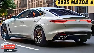 NEXT GEN 2025 Mazda 6 Hybrid Revealed - First Look, Interior & Exterior Details!