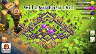 Clash Of Clans Town Hall 7 (TH7) Farming Base With Dark Elixir Drill Speed Build 2015 (HD)