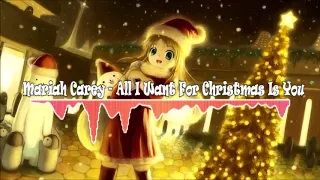 Nightcore - 1 Hour  All I Want For Christmas Is You 🎵