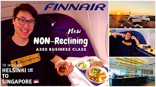 Is This the Future of Business Class? 13 hrs on Finnair's No-Recline A350 - Helsinki to Singapore 🤔