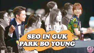 Just how many times did you both glaring each other, Seo In Guk Park Bo Young?