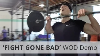 "FIGHT GONE BAD" CrossFit WOD Demo - 338 Reps, Rx