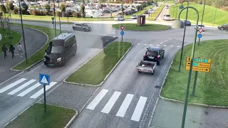 Roundabout driving Norway