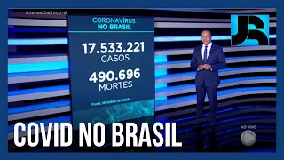 Coronavírus: Brasil registra 490.696 mortes, 2.468 nas últimas 24 horas