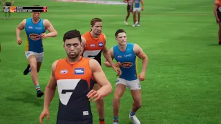 AFL GWS Giants VS Gold Coast suns Round 17 2021 AFL evolution 2