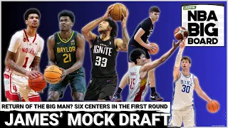 2024 Mock Draft - Return of the Bigs? 6 centers picked in the 2nd half of James Barlowe's mock draft