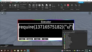 ServerSide Executor Gui Roblox Studio Model!