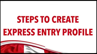 How To Create Canada Express Entry Profile in 2023 | Step-By-Step | Express Entry Profile|Part 1