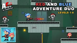 Red and Blue: Adventure Duo - Levels 1-8 (Android Gameplay)