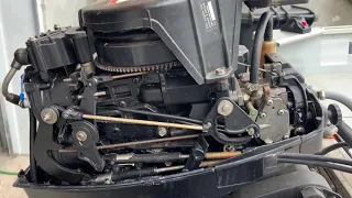 Mercury 25Hp idle adjustment