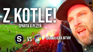 Z🔥KOTLE! Emoce na MAX! Nadávky! Tribuny ve VARu! Penalta v nastavení! Šlágr SPARTA-PLZEŇ!