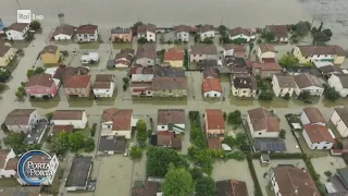 Alluvione Emilia-Romagna, la mappa dei danni - Porta a porta 24/05/2023