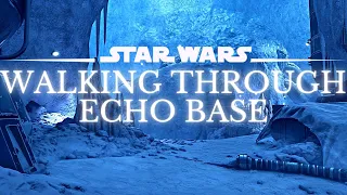 Star Wars 4K Ambience | Walking Through Echo Base On Hoth | Ambient Music