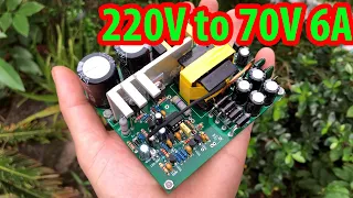 Reuse OLD PC power supply, make  pulse transformer 220V to 70V 6A