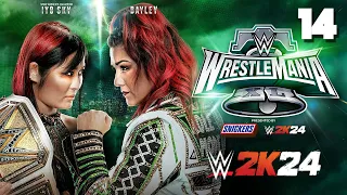 WWE 2K24 Wrestlemania 40 Night 2 Match 6: Bayley vs Iyo Sky For The WWE Women's Championship