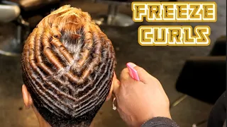 Old School Freeze Curls with Marcel Irons by Mz Magic