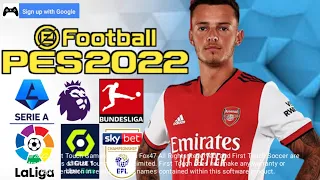 FTS 22 Mod eFOOTBALL PES 2022 LATEST TRANSFER & NEW KITS 2021/22  300MB Android Offline 4K Graphics