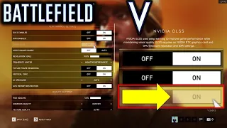 Battlefield 5 DLSS grayed out - How to ENABLE it? *easy fix