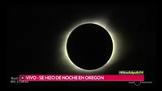 Así se vivió el Gran Eclipse Americano en vivo por TN