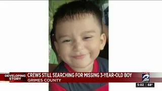 Search continues for 3-year-old boy who went missing while playing with dog outside Grimes Count...