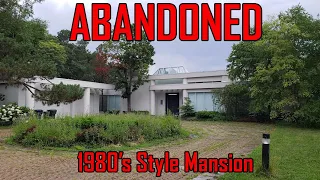ABANDONED $10,000,000 Custom 1980s Mansion