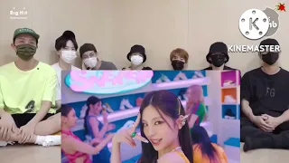 BTS Reaction to itzy Sneakers