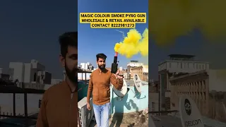 3 Colour Magic Smoke Gun | Pyro Gun 😍  #shorts #mrmrspoply #youtubeshorts #shortsvideo #viral #pyro