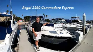 Regal 2960 Commodore, 2000 w New Engines by South Mountain Yachts