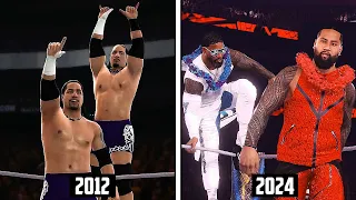 The Usos Entrance Evolution in WWE Games !!! (WWE 13 to WWE 2K24)