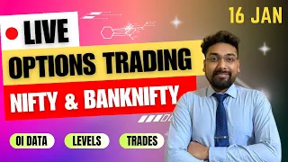 16 January Live Trading | Live Intraday Trading Today | Bank Nifty option trading live | Nifty50