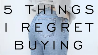 5 Things I Regret Buying : Real Talk : Minimalist Wardrobe : Emily Wheatley