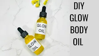 DIY GLOW BODY OIL WITH PAPAYA & CARROTS FOR HEALTHY GLOWING SKIN